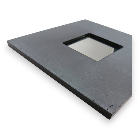 IKEA MALMA Framed Art Mirror- Square-LOVE- Gray-10x10 - Picture 7 of 9